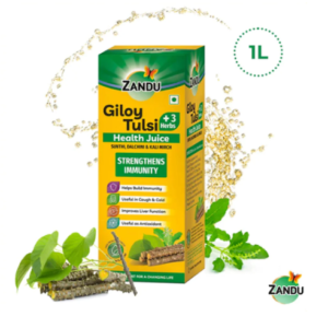 Giloy Tulsi Juice for Boosting Immunity Against Cold and Cough (1L)